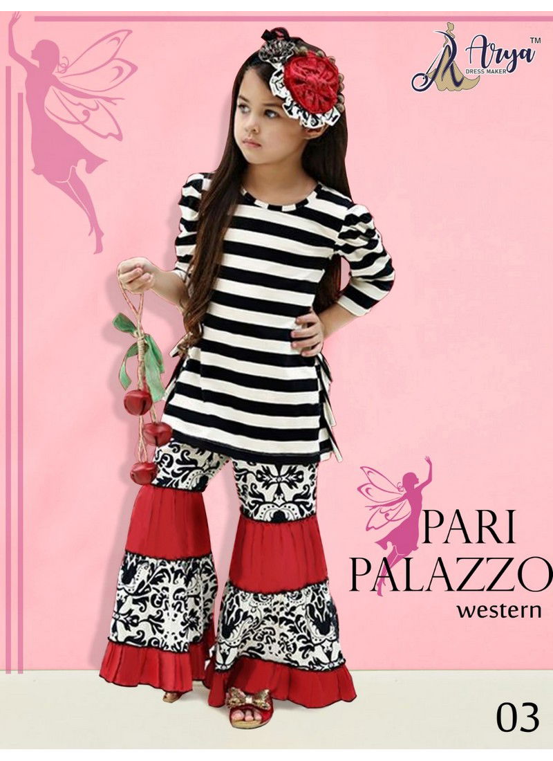 Black Arya Pari Plazzo Mix Rayon Digital Printed Exclusive Designer Mix Rayon Digital Printed Top With Plazzo 03